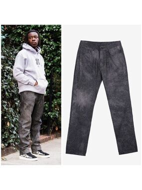 PLEASURES Apollo 5 Pocket Denim Pants in Black
